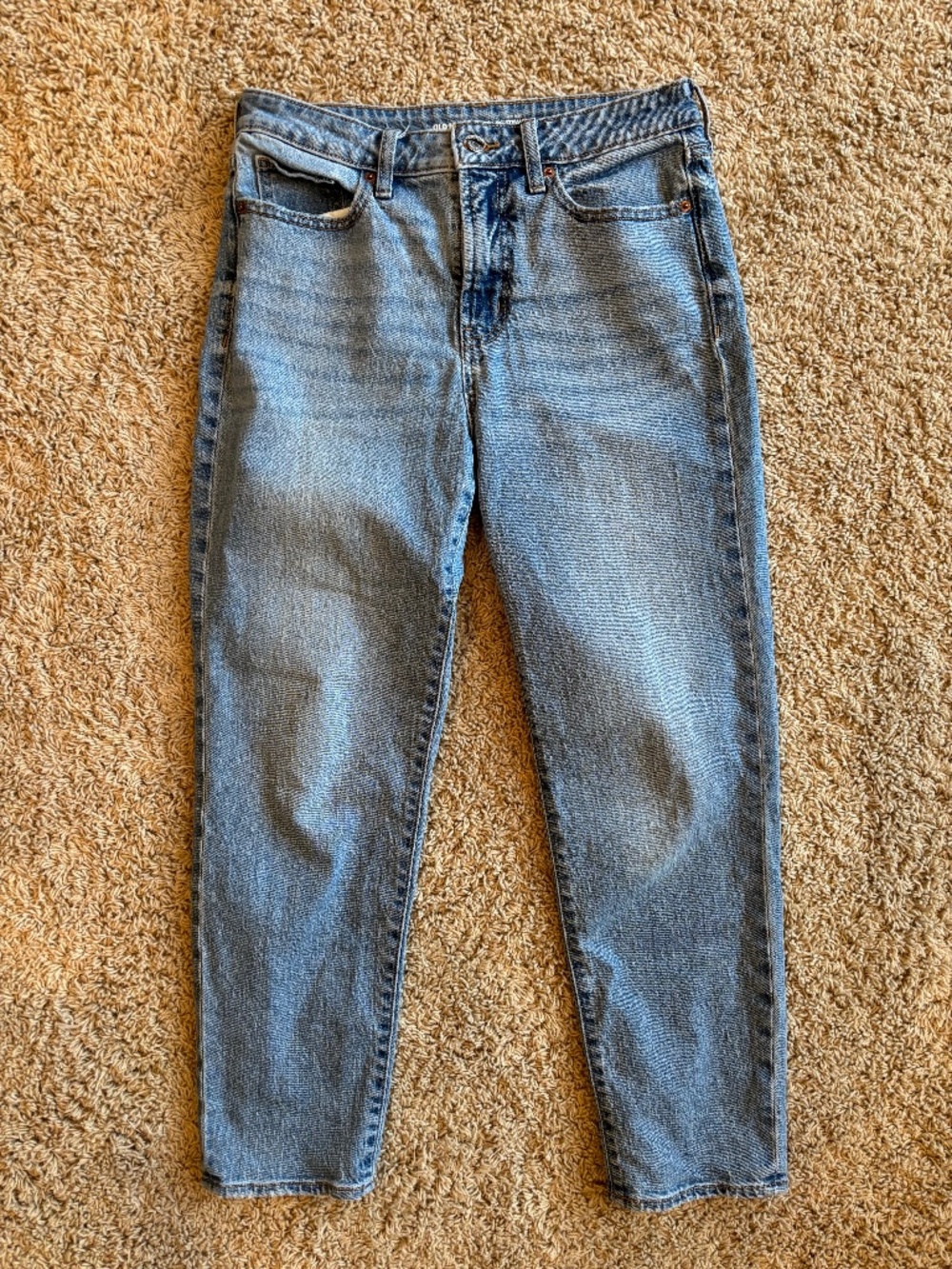 Old Navy Womens OG Straight High Rise Secret Smooth Pockets Denim Jeans 6